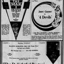 4 Devils at the Liberty, Kennewick—8-9 December, 1929