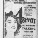 4 Devils at the Fox Capitol Theatre—30 October-2 November, 1929