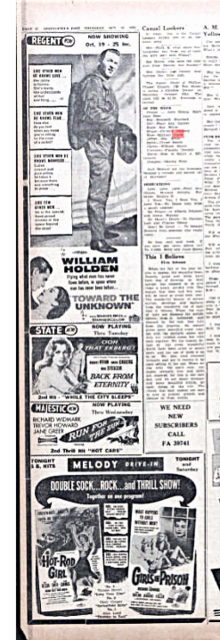 Springfield, Ohio First Runs (1956)