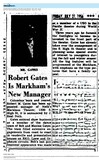 Theater Showman and More: Robert Gates (1956)