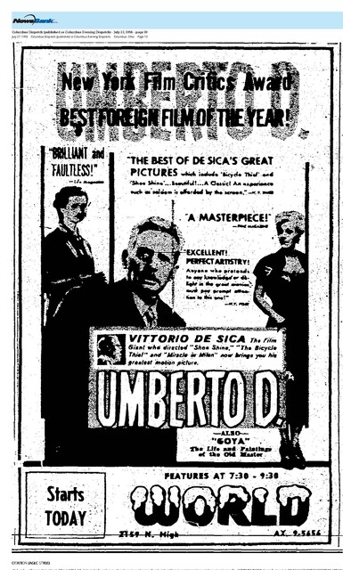 The Great Directors: Viiiotio De Sica (1956)