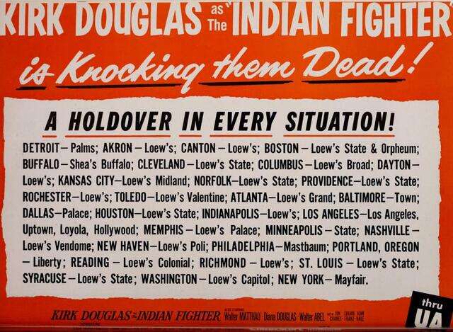 Trade Ad (1956) / Kirk Douglas (1916 - 2020)