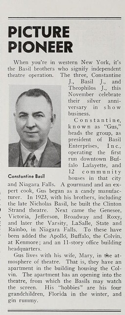 Theater Showman and More:  Constantine Basil (1948)