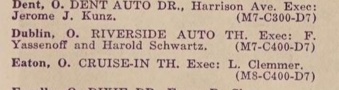 Central Ohio Drive-Ins (1950)