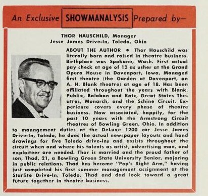 Theater Showman and More: Thor Hauschild (1961)