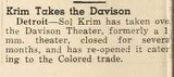 African American Theater (1946)