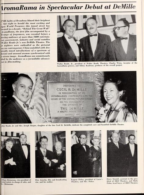World Premiere (1959) at the Newly Named DeMille