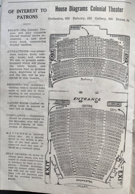 August 20, 1922 program