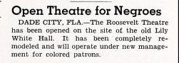 African American Theater (1948) Opened