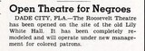 African American Theater (1948) Opened