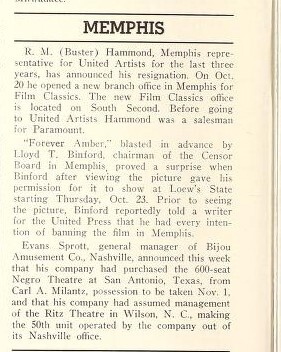 African American Theater (1947) Under New Management