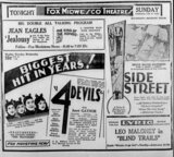 4 Devils at the Fox, Stevens Point, 4 November 1929