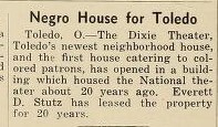 African American Theater (1940) Opened