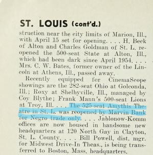 African American Theater (1955) Reopened