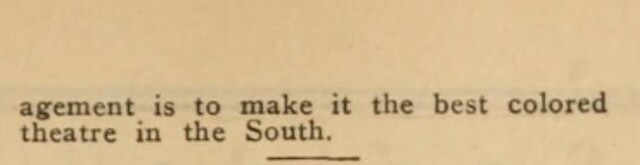 African American Theater (1920) Page 2 - Opening
