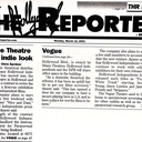 Filmmaker Jorge Ameer was the last person to show first run films at the Vogue 