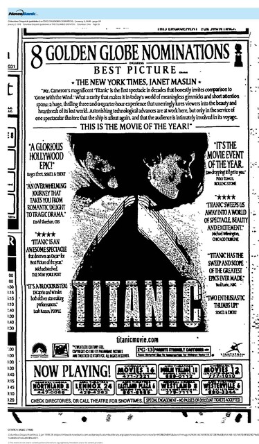 Leornardo DiCaprio--Number Three Box Office Star (1998)/The Great Directors: James Cameron
