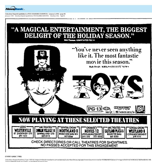 Robin Williams--Number Three Box Office Star (1993)