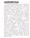 African American Theater (1952) Under Construction