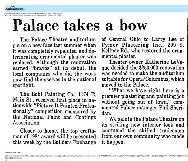 Saving a Movie Palace (1985)