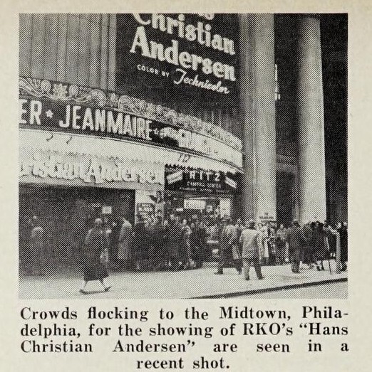 The Line for "Hans Christian Andersen" (1953)