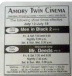 Amory Twin Cinema