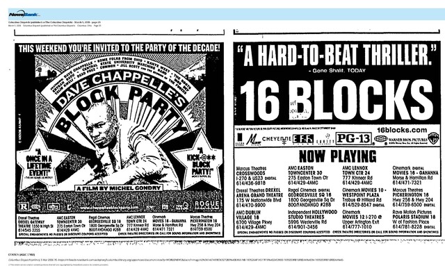 2006 Films, Dave Chappelle, Bruce Willis, Mos Def