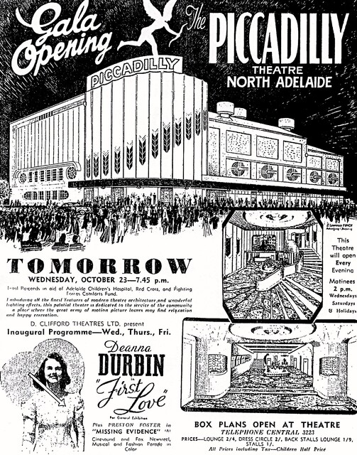 Piccadilly Cinemas 181 O'Connell Street, Adelaide, SA
