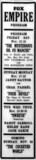 4 Devils at the Fox Empire, 17-18 November, 1929