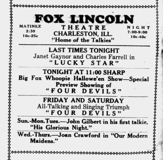4 Devils at the Lincoln Fox
