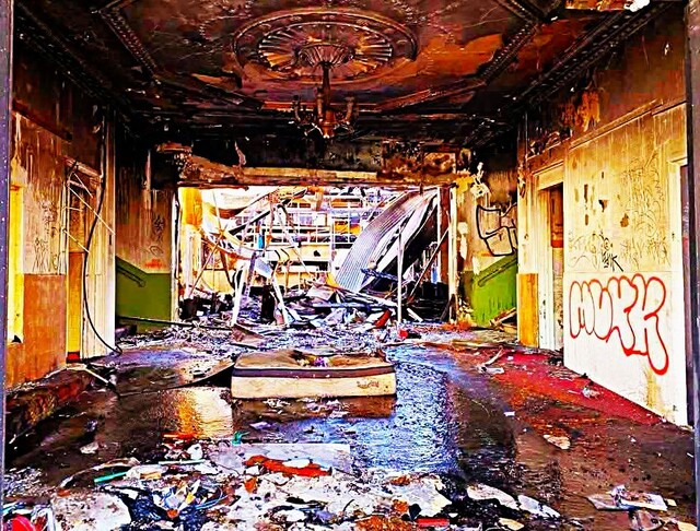 Austral Theatre 200 Johnston Street, Melbourne, VIC - Destroyed by fire.
