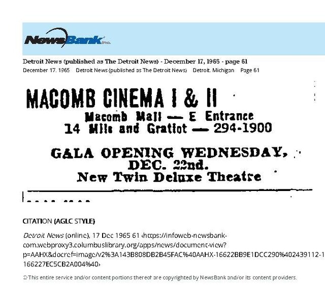 Gala Opening (1965)