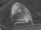 1990 Arial of the abandoned Drive In  