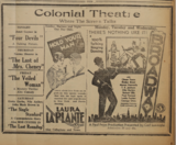 4 Devils at the Colonial - 6 November, 1929