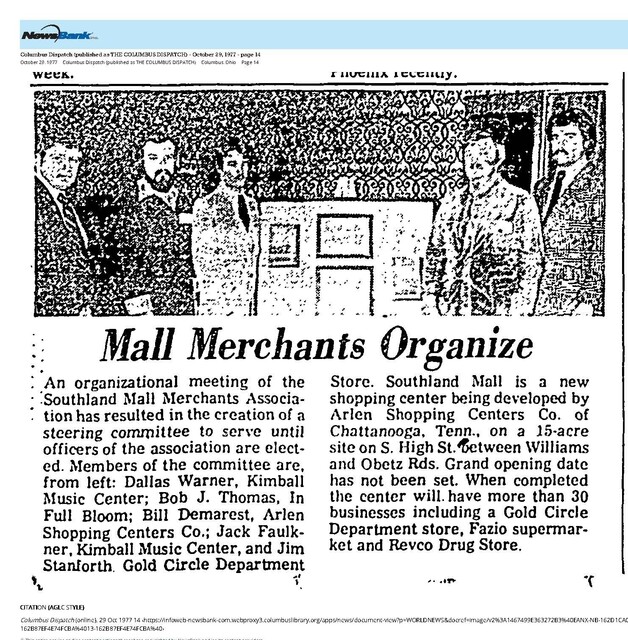 Organizing Before the Opening (1977)