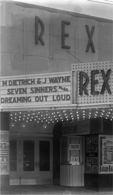 Rex Theater in 1940
