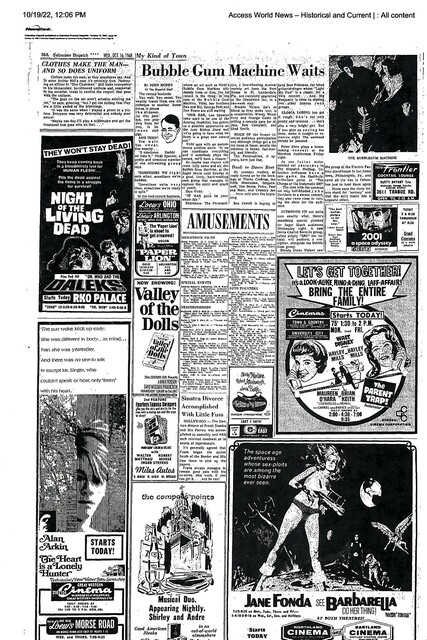 1968 movies