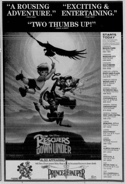 The Rescuers Down Under (1990)