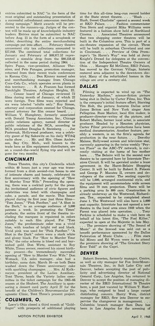 April 1965 News