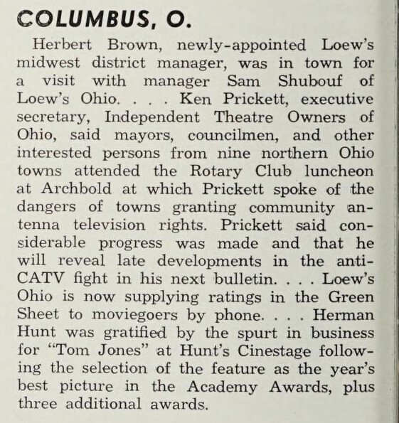 April 1964 News