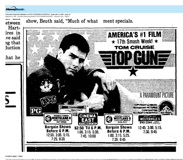 Tom Cruise--Number One Box Office Star (1986)