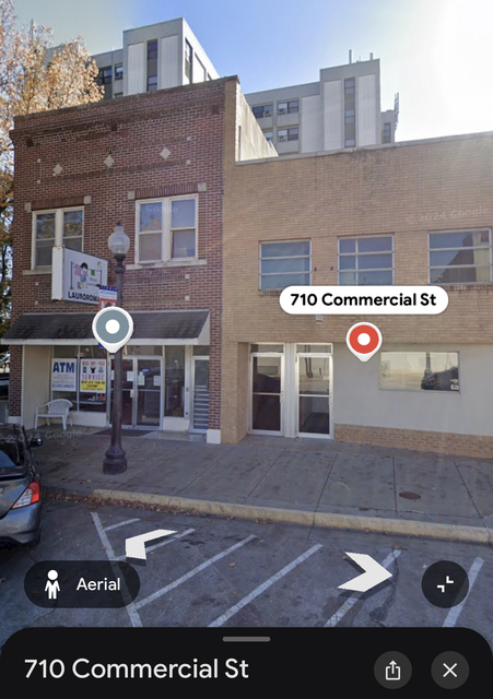 Street view today from Google Maps 