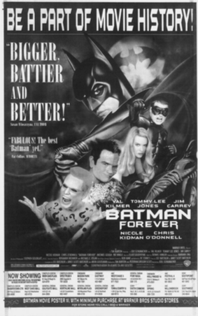 Batman Forever Advert