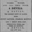 4 Devils at the Regent, Jan 8-10, 1930