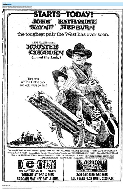 John Wayne's Penultimate Film (1975)--A Return to His 1969 Character
