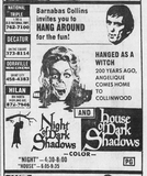 HOUSE OF DARK SHADOWS and NIGHT OF DARK SHADOWS at the Doraville Mini Cinema in Atlanta, Ga