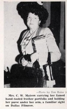Theater Showwoman and More: Mrs. C. W. Matson (1948)