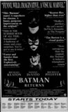 Batman Returns (1992) Advert