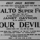 4 Devils at the Rialto Super Theatre, 11-16 November, 1929