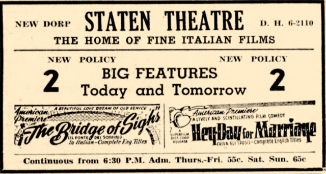 Staten Theatre